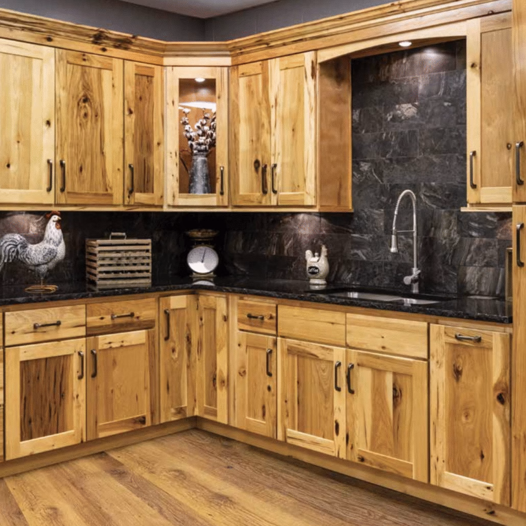Hickory Shaker Nuvelle Cabinets